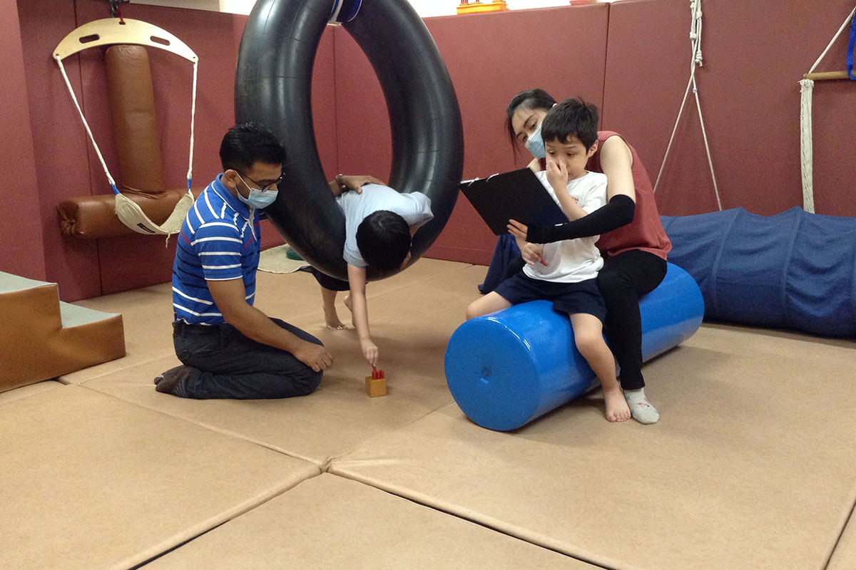 AWWA staff member during a programme activity