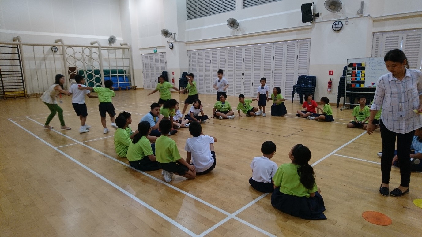 AWWA staff member during a programme activity