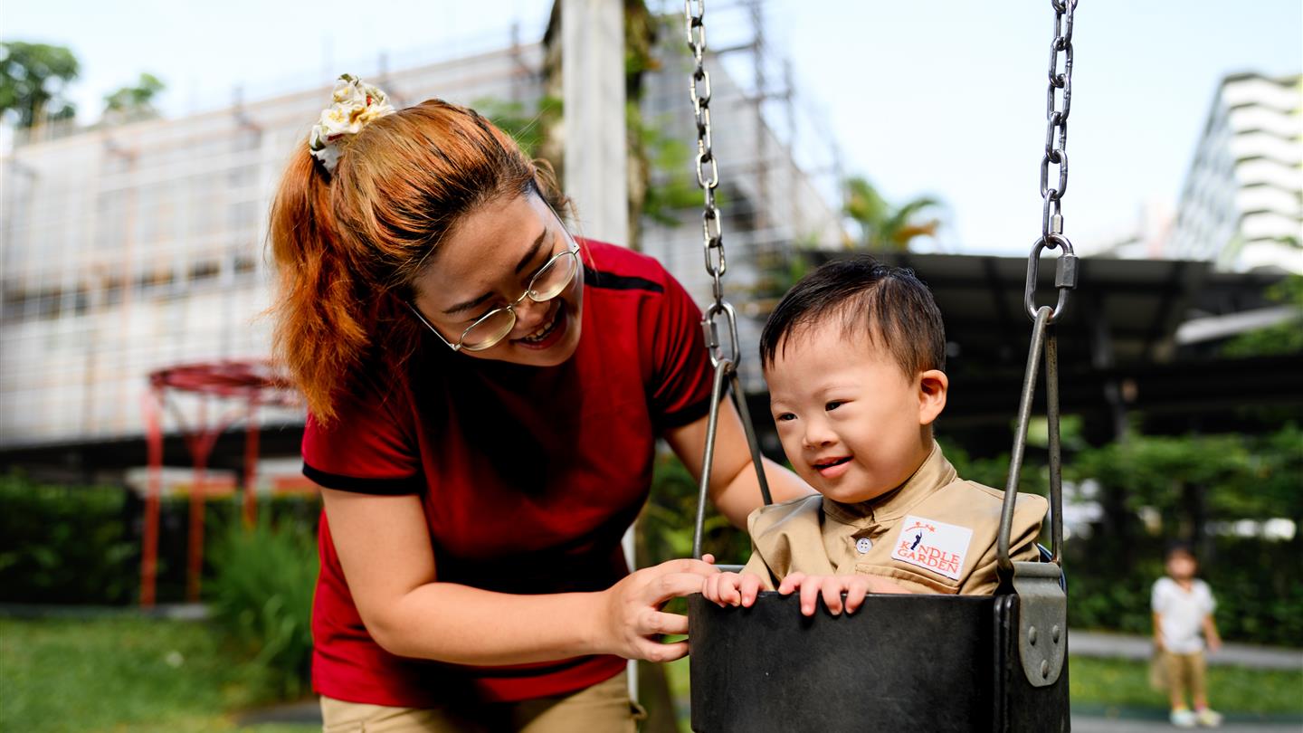 AWWA staff member during a programme activity