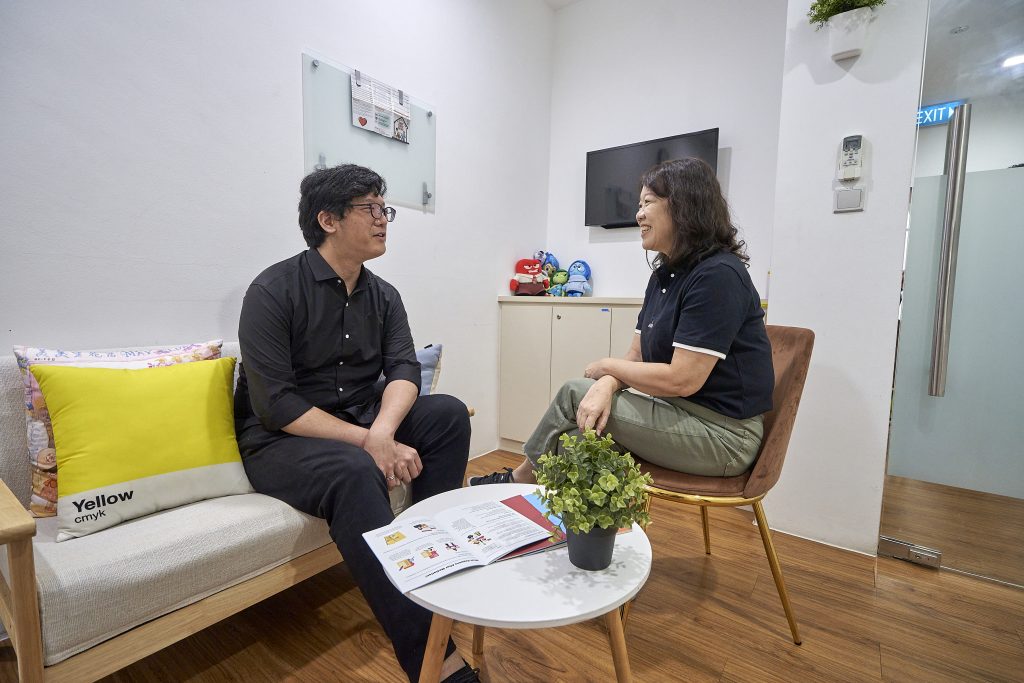 AWWA staff member during a programme activity