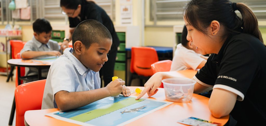 AWWA staff member during a programme activity