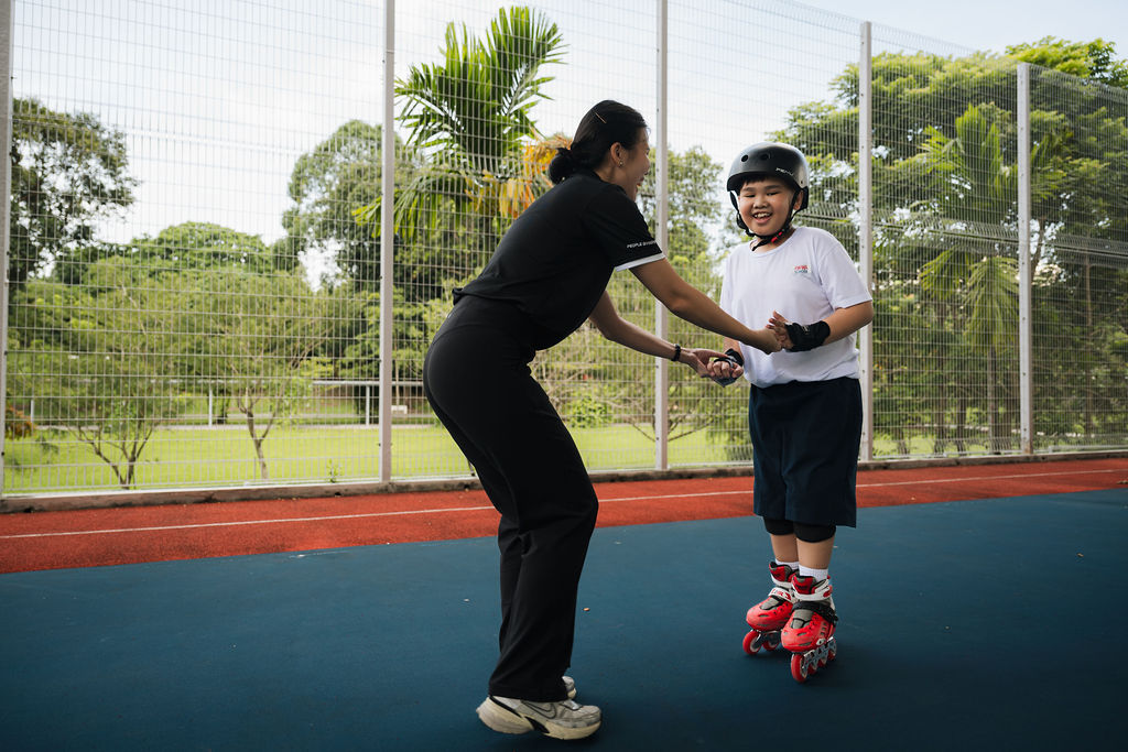 AWWA staff member during a programme activity