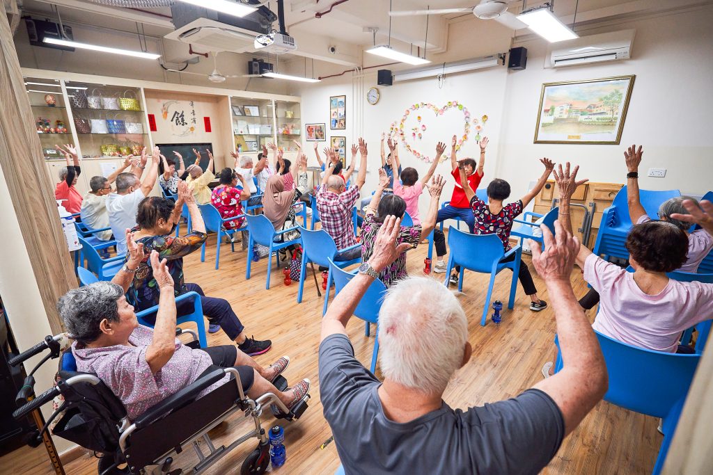 Seniors staying active at the Active Ageing Centre